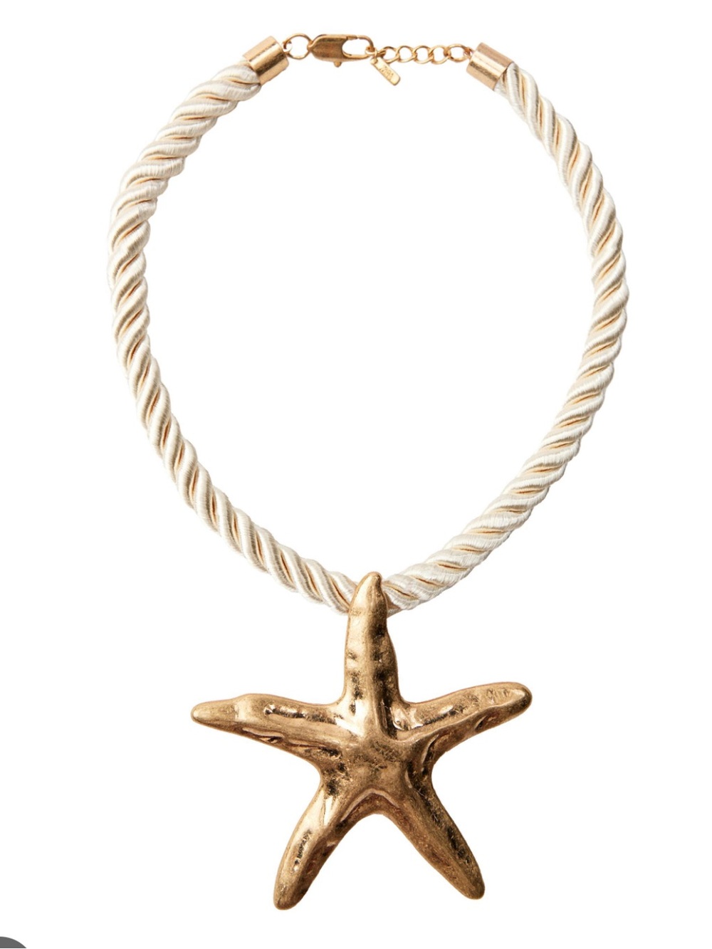 Zara Starfish Cord Necklace